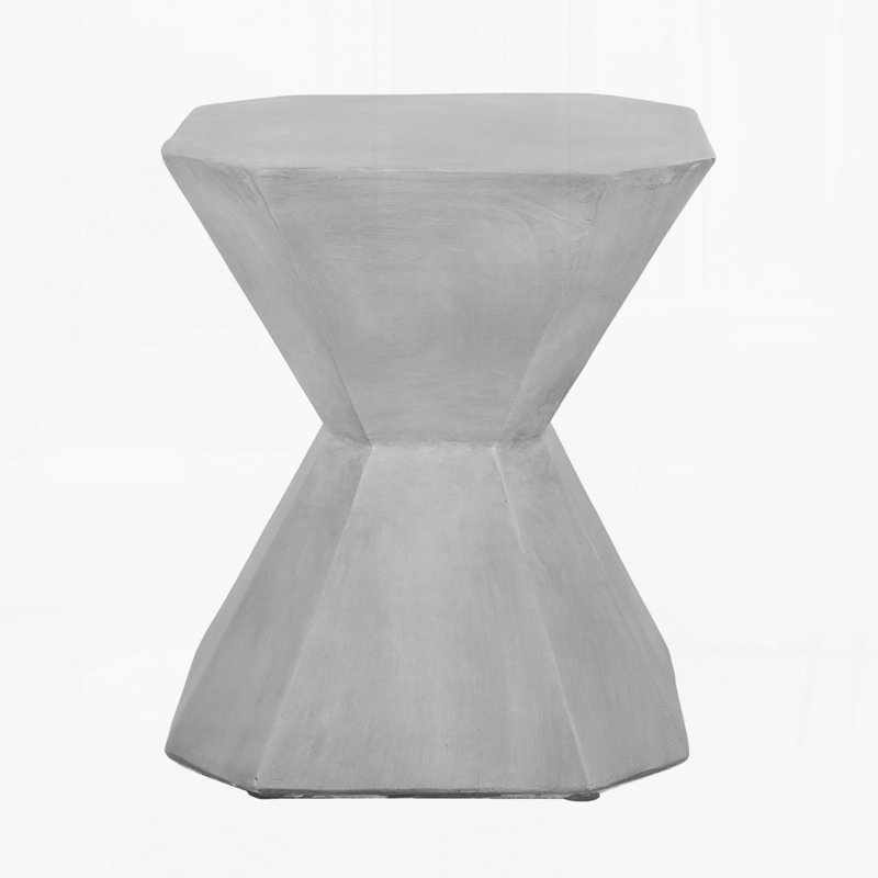 Outdoor Lightweight Concrete Side Table