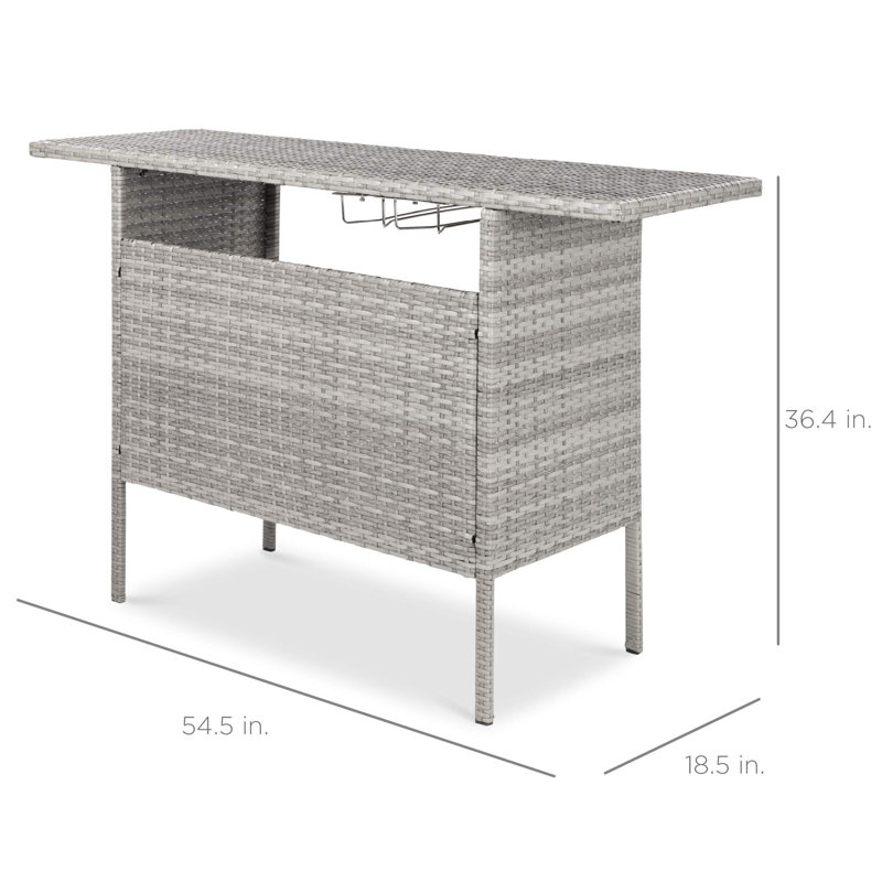 Darrus Bar Counter, Gray