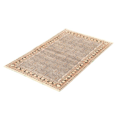 Cyani One-of-a-Kind 2'10" X 4'10" 1980s Viscose Area Rug in Grey