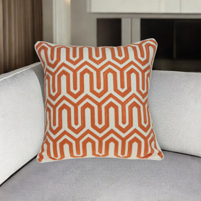 Housse de coussin multicolore avec insert en poly 20 po x 7 po x 20 po Machu