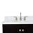 Cambridge 73'' Double Bathroom Vanity with Carrara Marble Top-2122527393