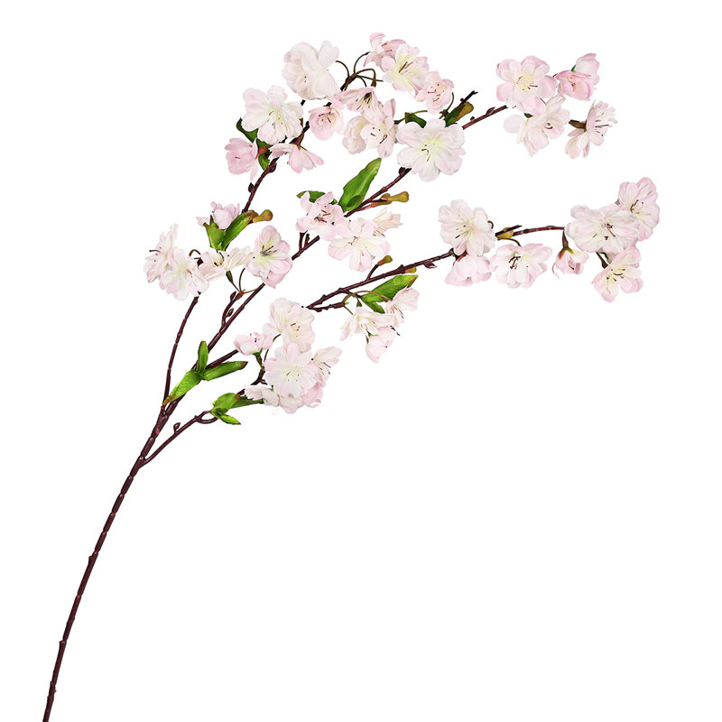 Fabric Cherry Blossom Arrangement, Cream Pink