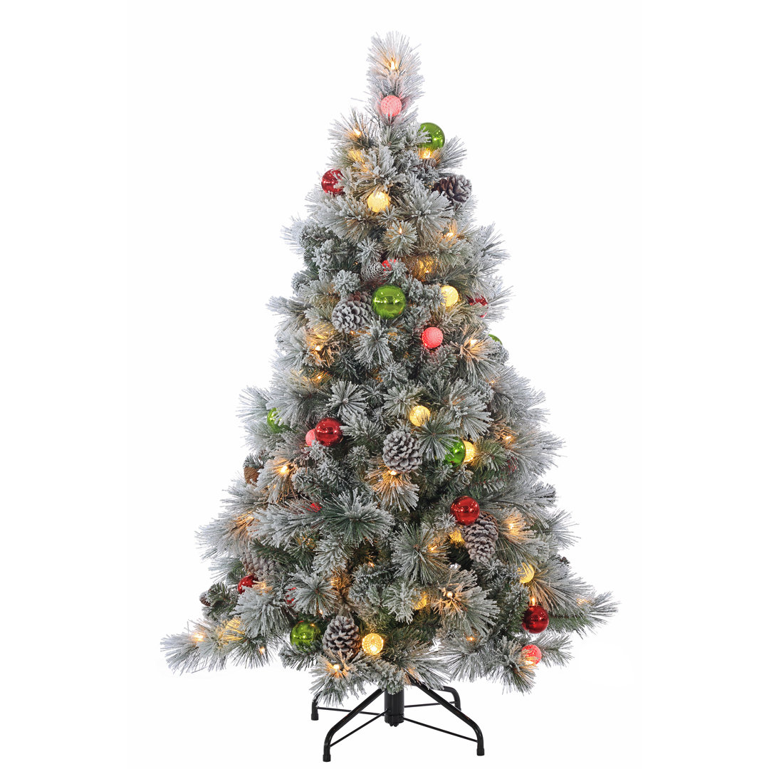 4.5' Lighted Pine Christmas Tree The Holiday Aisle®