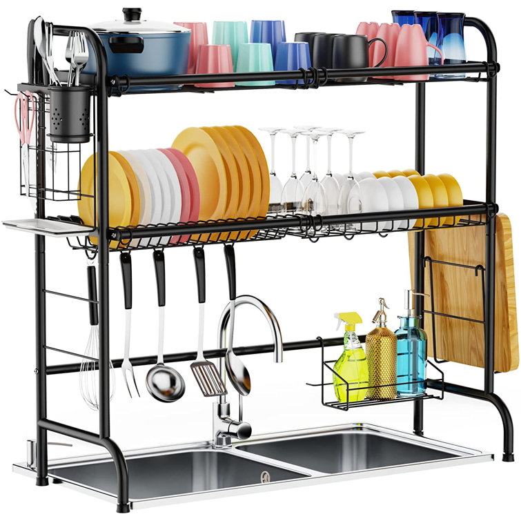 https://assets.wfcdn.com/im/16562473/resize-h755-w755%5Ecompr-r85/2023/202367594/Durable+Stainless+Steel+2+Tier+Dish+Rack.jpg