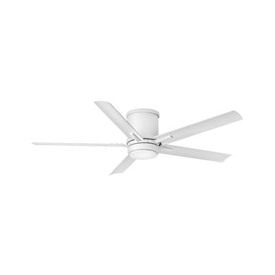 Vail Flush 52" Indoor/Outdoor Smart Ceiling Fan with Integrated LED + HIRO Remote