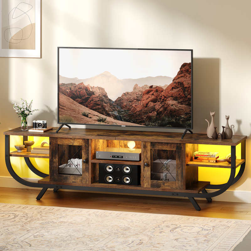 Unfinished TV Stand, Brown, 45cm H x 160cm L x 35cm W