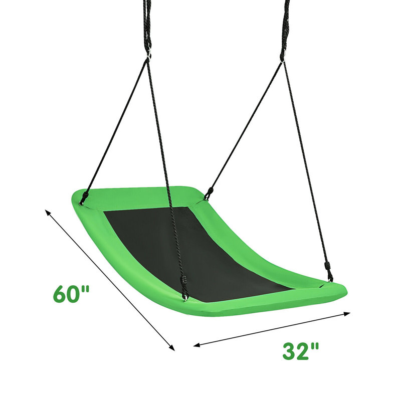 Siège de balançoire en tissu, Vert