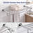 24" Wall Mounted Towel Rack with Shelf