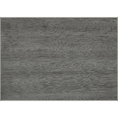 Table de chevet à finition grise avec 2 tiroirs de rangement