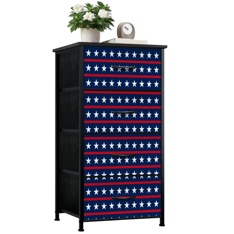 Commode de rangement verticale 4 tiroirs