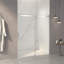 Porte de douche sans cadre de 56 à 60 po x H 70 po, porte de douche coulissante, avec cabine de douche en verre trempé épais de 5/16 po (8 mm) de qualité supérieure, couche facile à nettoyer à double face, avec tampon-121957748