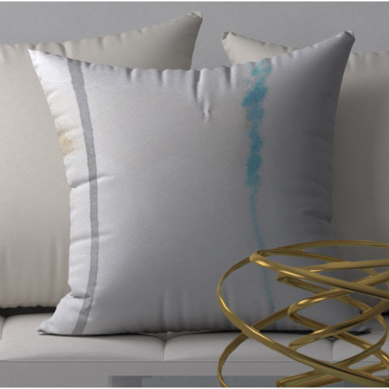 Housse de coussin et insert de coussin carré Victor beats, 18 po x 18 po
