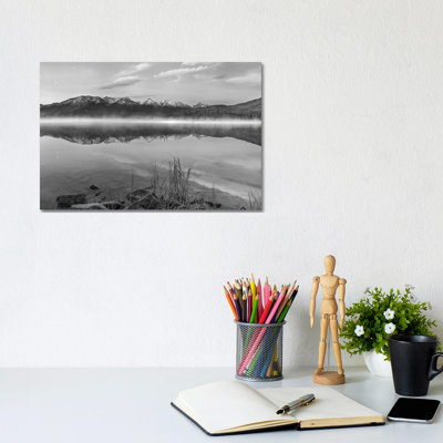 Trident Range From Pyramid Lake, Jasper National Park, Alberta, Canada by Tim Fitzharris - Gallery-Wrapped Canvas Giclée on Canvas
