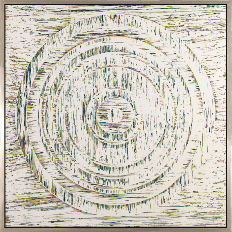 Parallax - Peinture sur toile, H 48 po x l 48 po x P 2,25 po