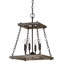 Lustre géométrique à 4 lumières Ireton