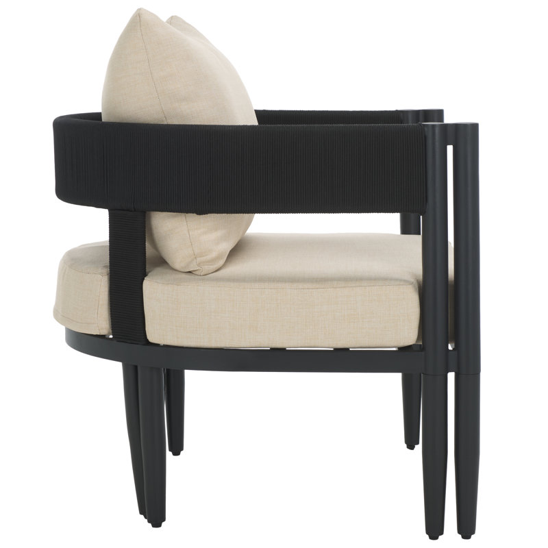 Viola Outdoor Dining Armchair, Gray