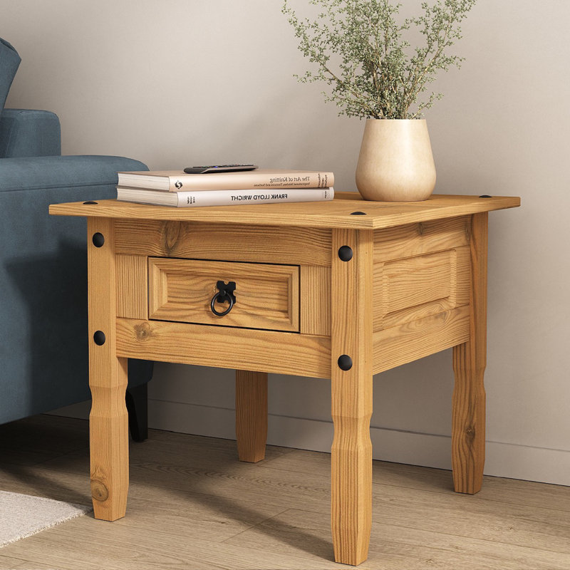 Finnley Solid Wood End Table