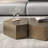 Nordic-style metal coffee table