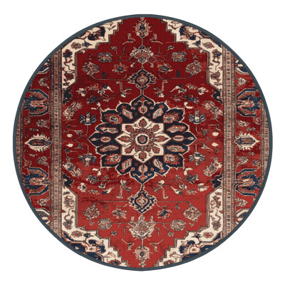Machine Washable Persian Brown Area Rug