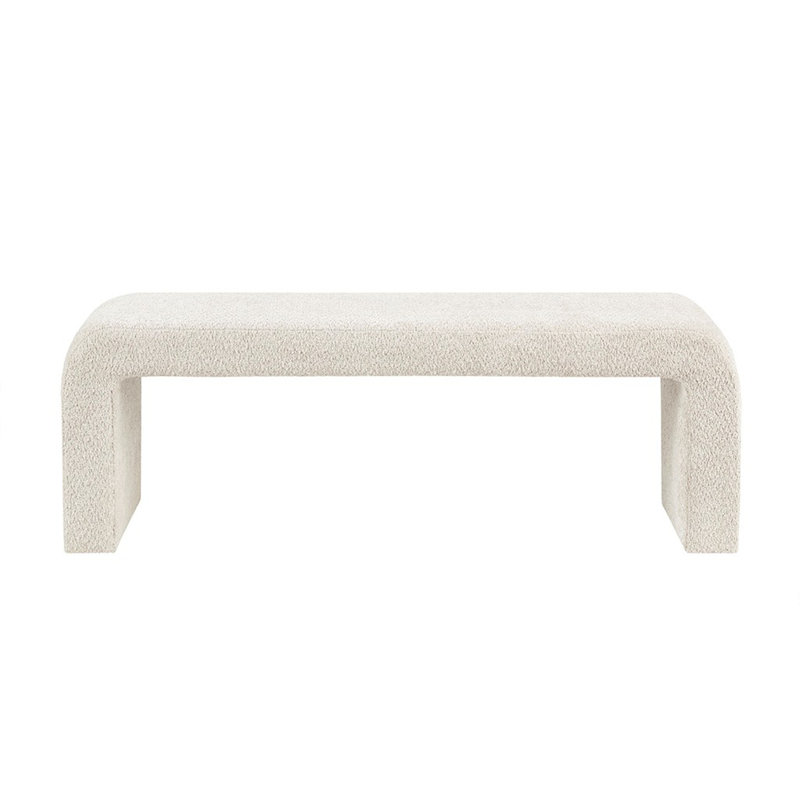 Banc Boucle Waterfall, Crème, crème