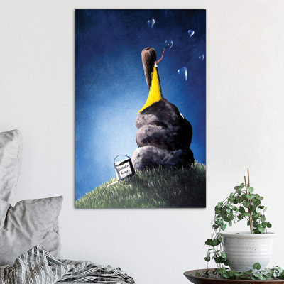 Butterfly Kisses For Life - Wrapped Canvas Print