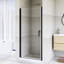 36-37 3/8 "Porte de douche pivotante sans cadre-114657521