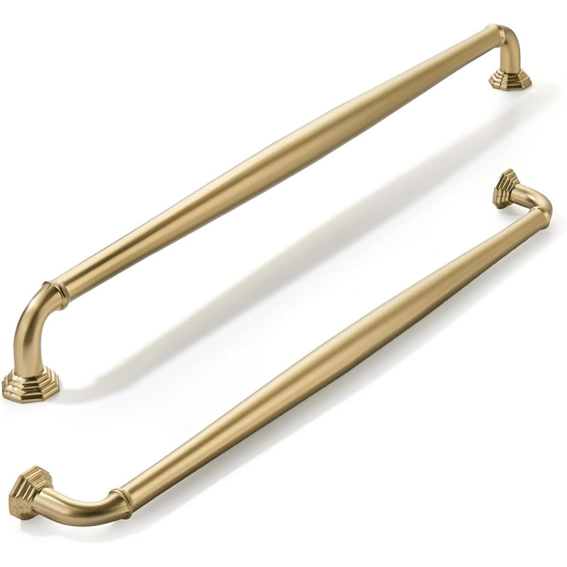 Ensemble de 1 poignée pour poignées d'appareils en laiton brossé Poignées d'armoire chaudes Quincaillerie d'armoire robuste pour poignées de tiroir