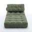 Canapé-lit pliant convertible avec coussin et dossier, support de plancher portatif pour salon, 34,7 po x 68,5 po-2005703764