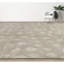Tapis gris et vert noué à la main de haute qualité