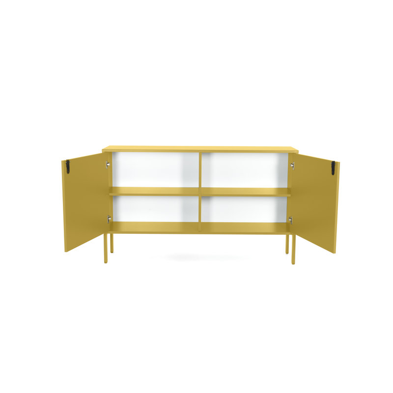 Buffet de 58,2 po de largeur Houghtaling, Moutarde