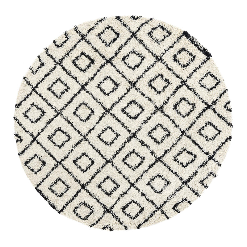 Attore Geometric Indoor Rug, Round 7'10"