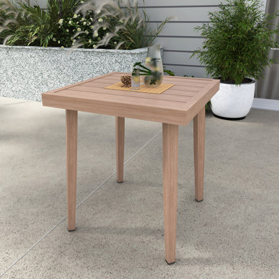 Square Aluminum Outdoor Coffee Table