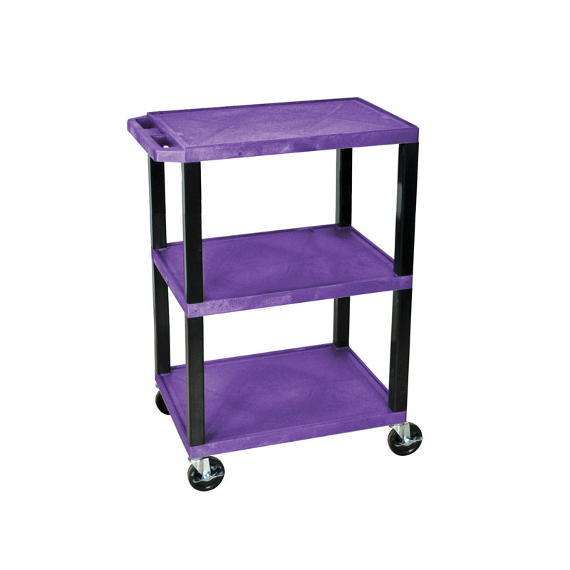 Tuffy Commercial Book Cart, Purple