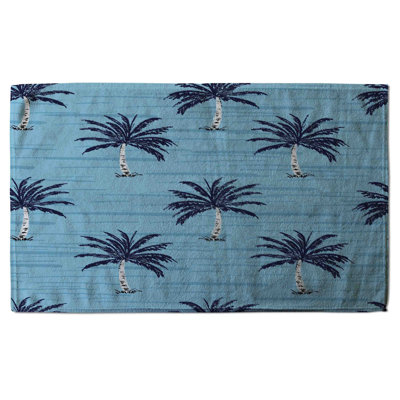 Cotton Floral Waffle Tea Towel Kitchen Towel