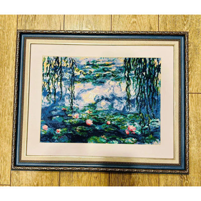  Counted Cross Stitch Kit Water Lilies after C. Monet's Painting R2034