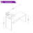 Nete Manufactured Wood Reception Desk