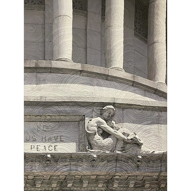 Grant's Tomb par Marilyn Henrion - impression encadrée, H 33 po x l 25 po, Papier avec cadre noir
