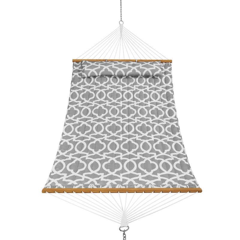 Hamac pour bar Cambel, Géométrique gris / blanc