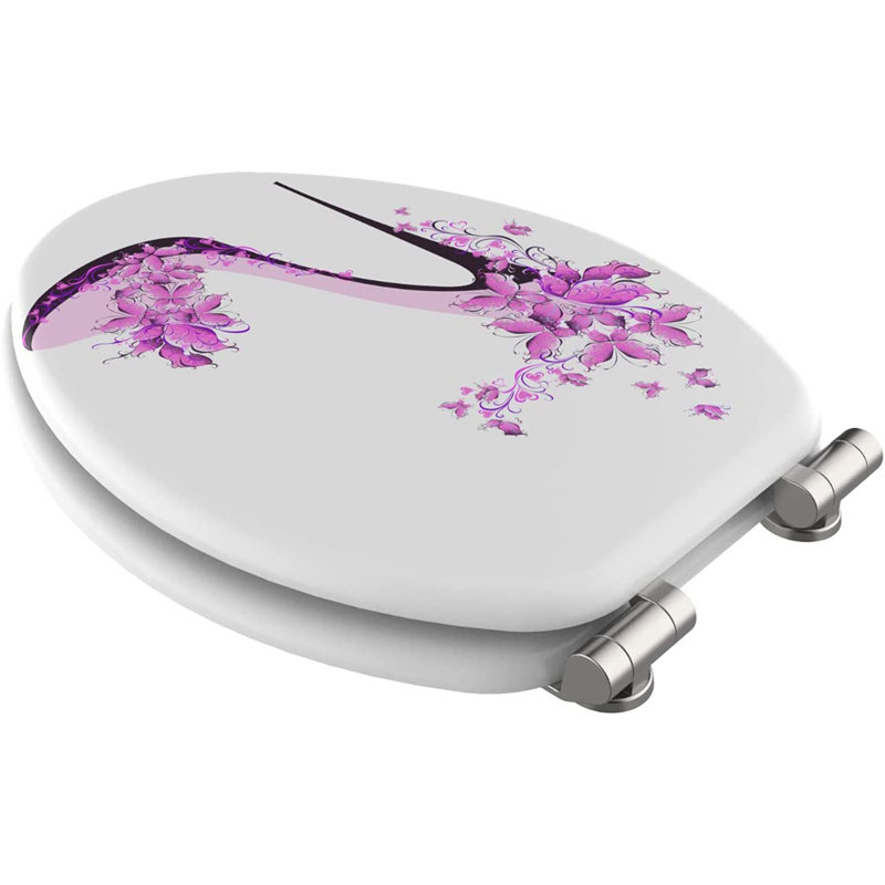 Elongated Toilet Seat and Lid
