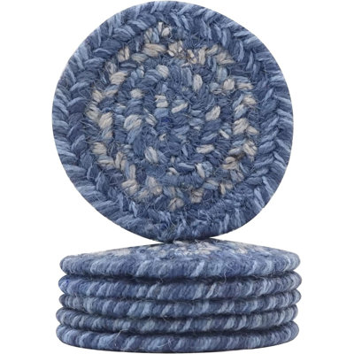 Ensemble de 6 sous-verres en jute de qualité supérieure pour table
