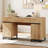  Home Office Furniture Set: 59In Modern Executive Desk With Charging Station And Drawers And Three 72In Tall Bookcases, Home Office Furniture For Living Room, Bedroom-1178213349