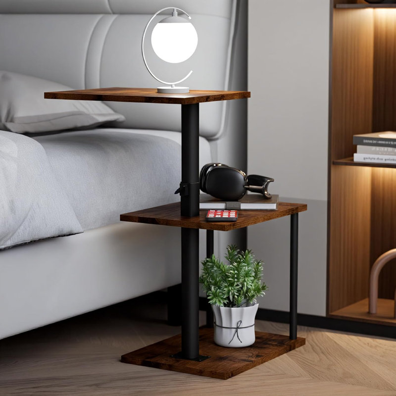 Side Table For Couch Arm, Height Adjustable
