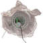 12'' Fabric Christmas Lighted Tree Topper
