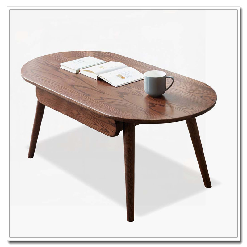 Table basse avec tiroir en bois massif
