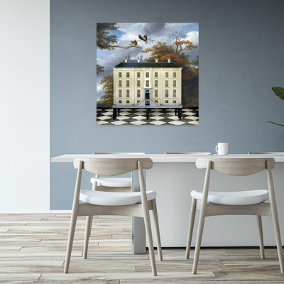 «The Dollhouse», art mural abstrait contemporain