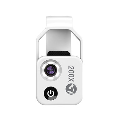 Web cam Nanozoom 200x Magnification High Tech Clip Lens Turns Any Smartphone Into -Microscope Phone Microscope With CPL Lens/LED Light 200x Pocket