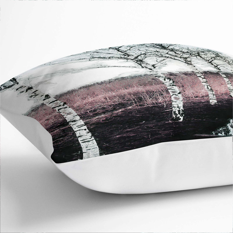 Square Throw Cushion, 40cm H x 40cm W x 15cm D, White
