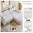 Maelina 3 - Piece Upholstered Beige Corduroy Modular Sectional Sofa with Pillow Back and Removable Ottoman-999701655