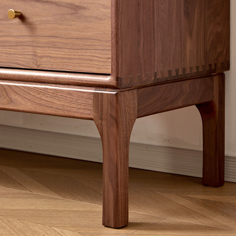 Commode d'appoint multifonctionnelle en bois massif, H 35,43 po x l 35,43 po x P 15,74 po