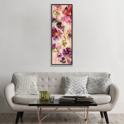 «Exuberant Florals II» par Silvia Vassileva, reproduction d'art panoramique sur toile